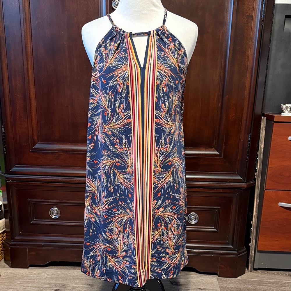 Max Studio Multicolor Halter Dress